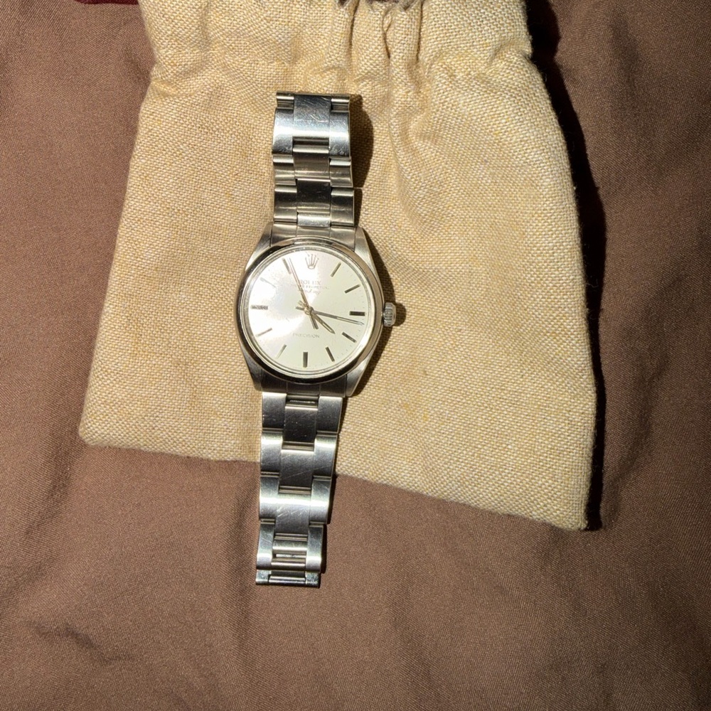 Rolex Silver Watch